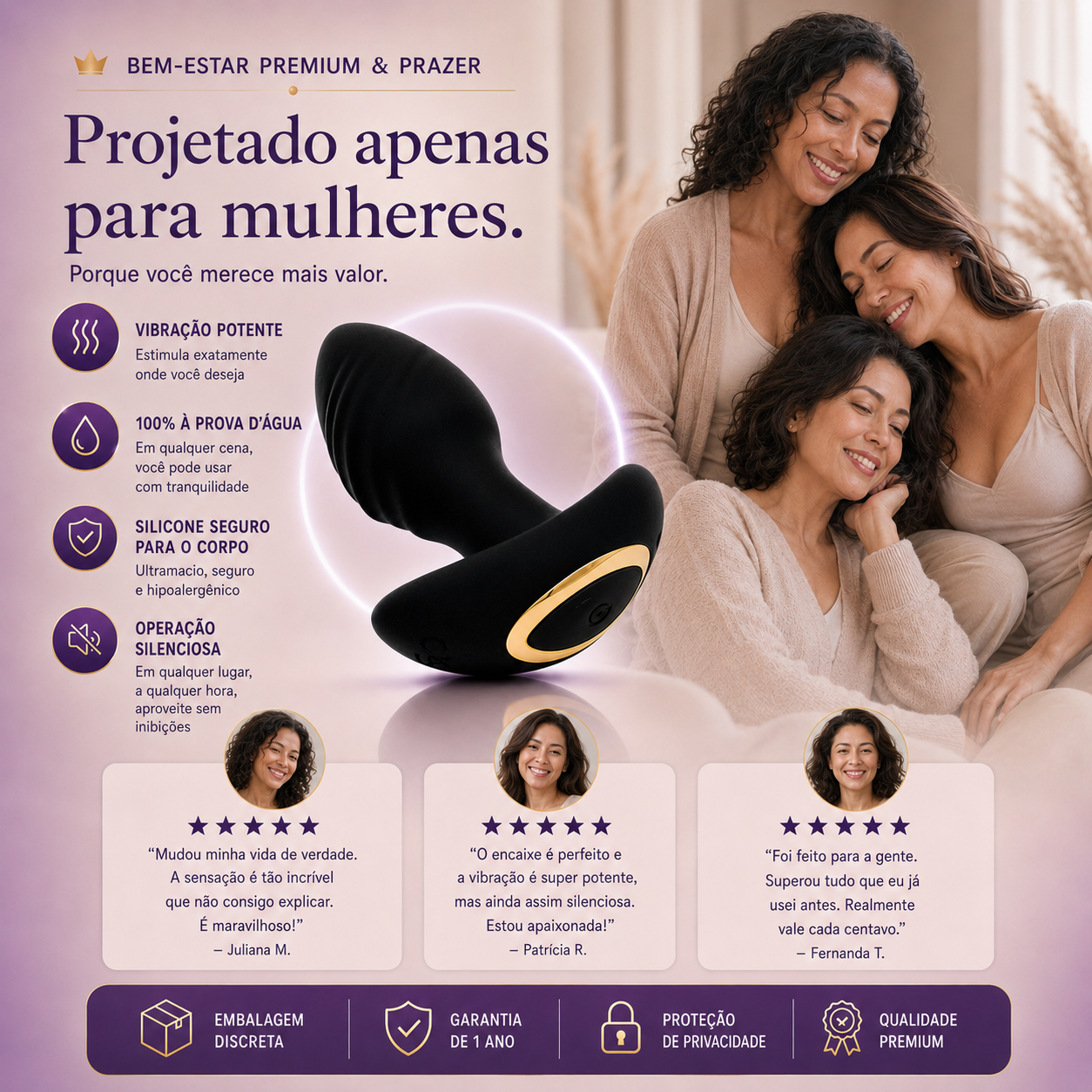 Sensua™ Plug Anal Giratório 360°